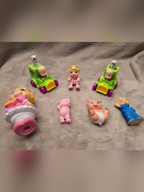 Collection of Vintage Muppet Babies toys from McDonald's 1980's